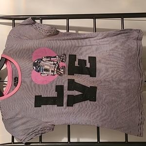 Star Wars stripe love T